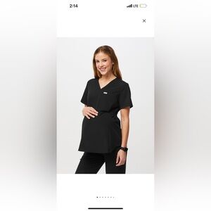 Black Figs Maternity Scrubs